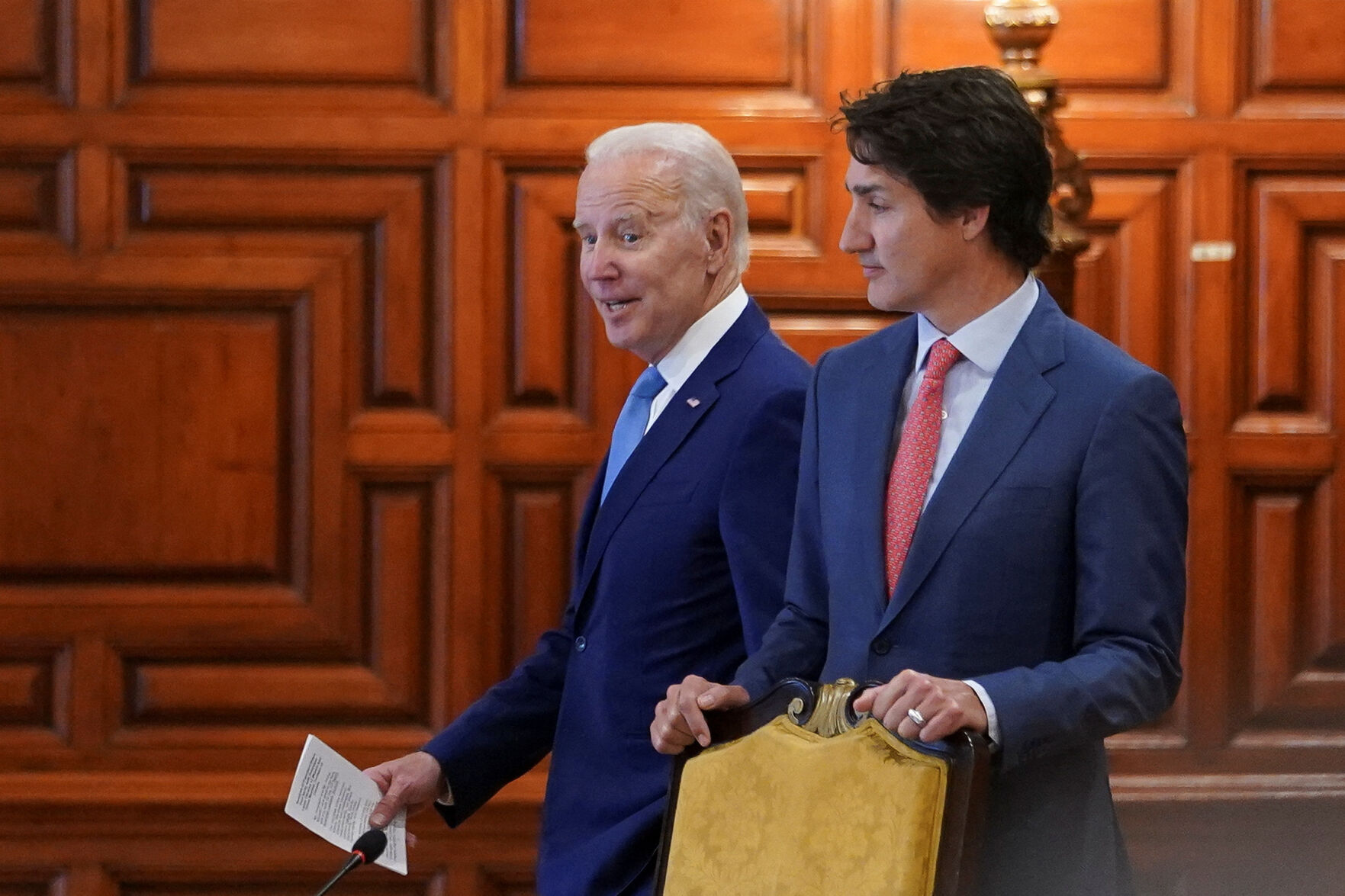Biden, Trudeau talk Haiti, trade at Mexico City summit